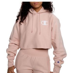 Champion cropped hoodie